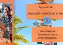 A coroa mochileira e o trabalho voluntario mais viagem