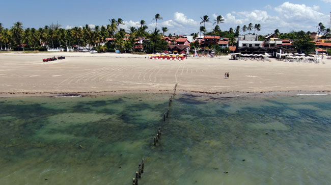 Praia de Flecheiras, orla do Ceará