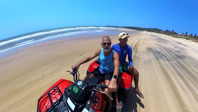 Locação de Quadriciclo em Praia de Lagoinha, orla do Ceará.