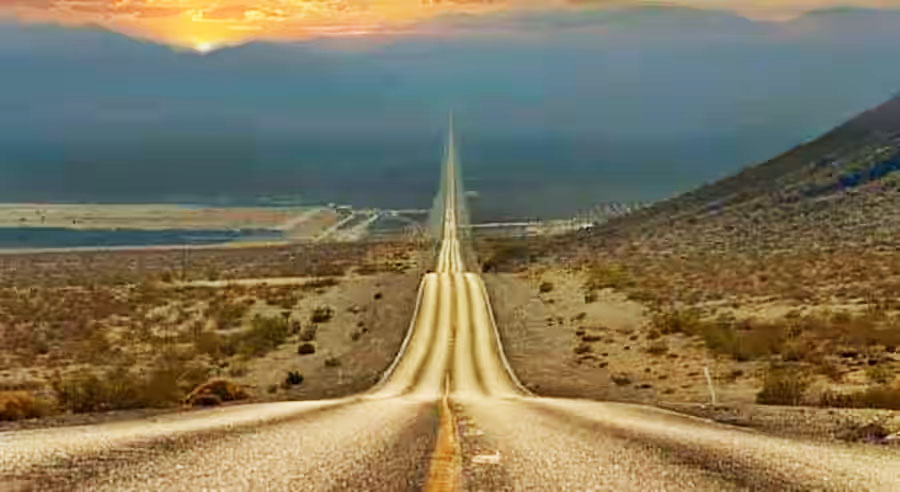 A Reta Interminável: Desvendando a Highway 10 na Arábia Saudita 2 Highway 10. A mais longa reta do planeta